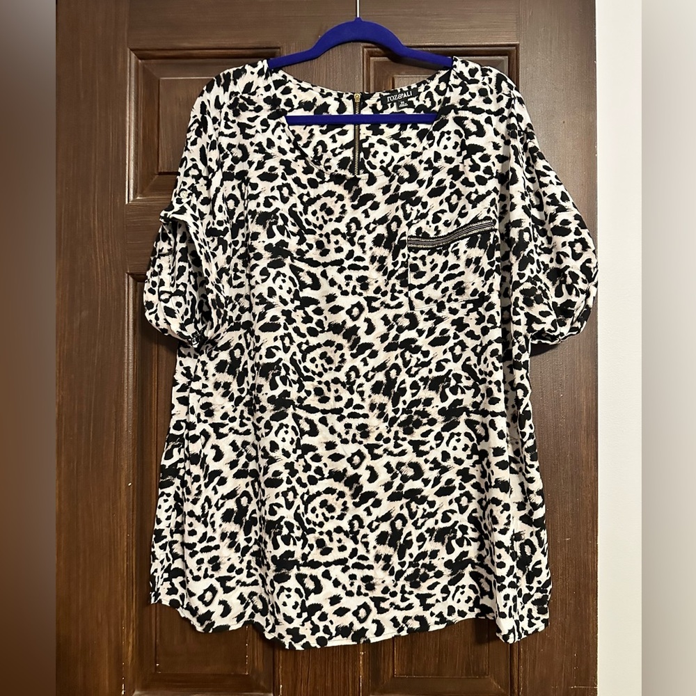 Leopard Blouse